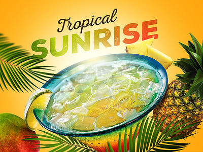 Tropical Sunrise design product restaurant socialmediamarketing
