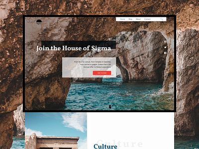 Sigma UI/UX Design blog concept debut greece ui desgin ux design website