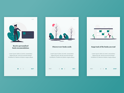 Book Hunt App - Onboarding app book app concept onboarding ui ui desgin ux design