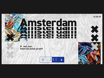 Amsterdam art design flat illustration illustrator logo minimal poster typography vector
