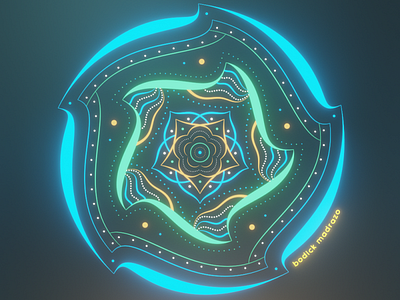 Mandala 2020 08 blender blender 3d