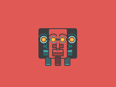 Vision Dude illustration vector faces