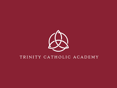 Trinity Catholic Academy branding design icon logo type