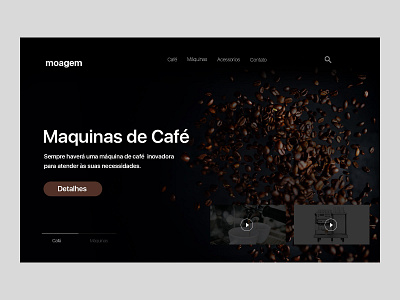 Café - Coffee branding design user interface design