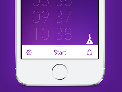 Pillow for iOS app custom design flat ios iphone minimal sleep sleep monitoring sleep tracking