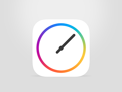 Timeless Icon (iOS7) app icon ios7 rainbow themes timer