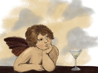 Angel design illustration illustrator photoshop wacom intuos