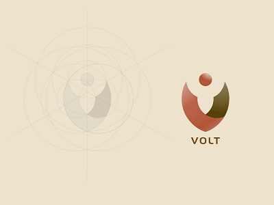 Volt branding concept design graphic design logo design logos sketch ui design