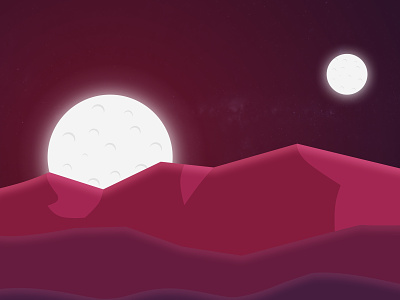 Dune arrakis art design dune illustration moon planet sketch sketchapp space vector vectorart