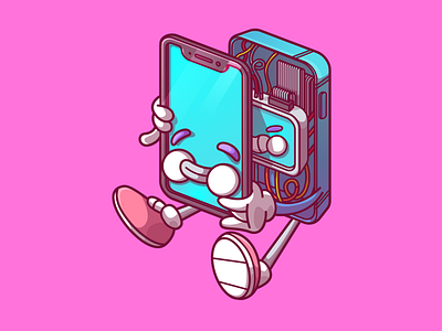 Vectober day 023 - Electronic