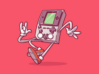 Game Boy, boy ? brazil character color design fun illustration logo sao paulo thunder rockets ui ux vector