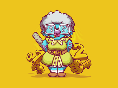 Teacher brazil character color design fun illustration sao paulo thunder rockets ui