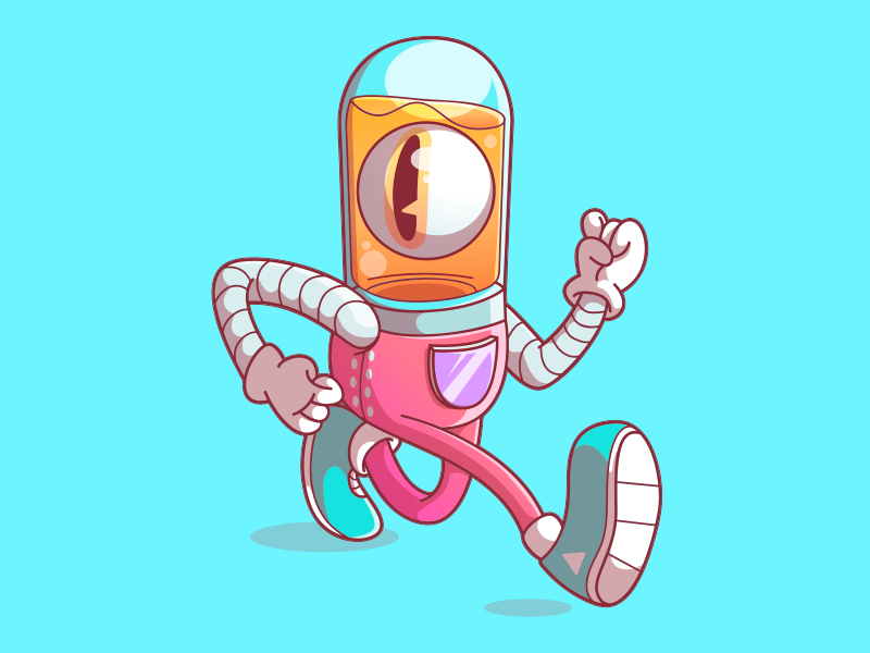 Roboto Run by Thunder Rockets on Dribbble