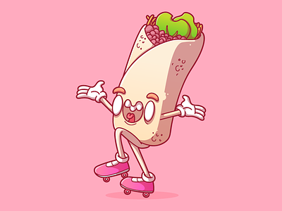 Burrito brazil burrito campinas character food illustration sao paulo thunder rockets