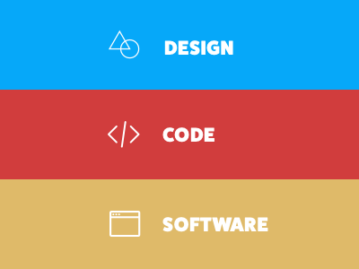 Simple Icon + Text design icon text