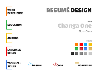 Resumé Design - Headings