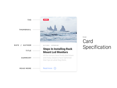 News Card #2 by Felix Lee on Dribbble