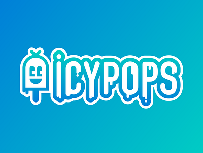 More Icy Pops design flat illustration logo minimal vector