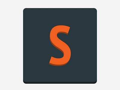 Sublime Text Logo - Flat clean flat logo minimal sublime sublime text