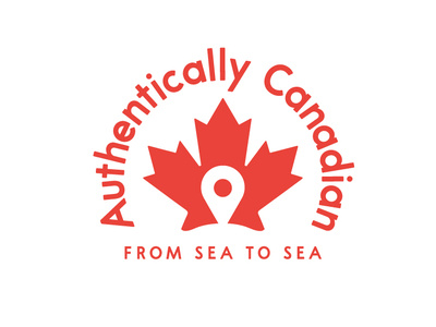 Authentically Canadian branding design icon logo