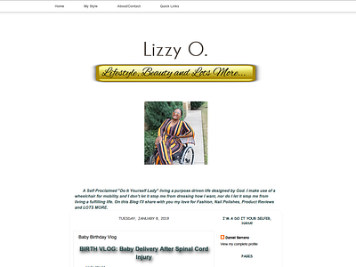 Lizzy O blog design blogger css custom design html html css template design web design web design company web developement web developer web development company