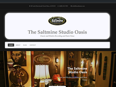 The Saltmine Studio Oasis - Recording Studio in Arizona css css3 custom built custom design design hosting html html css logo template design web design web design and development web design company web development company wordpress wordpress design wordpress development