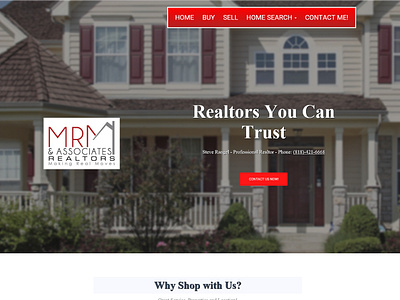 MRM & Associates Realtors css html template design web design web design company web development company website design website design company websites wordpress