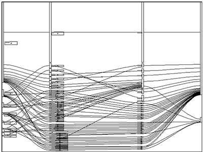 Visualization for Wired Italia alluvional data inforgraphic