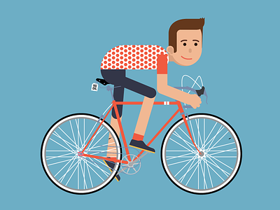 I will animate it...one day bike colnago fixed hipster illustration insurance minime riding vector