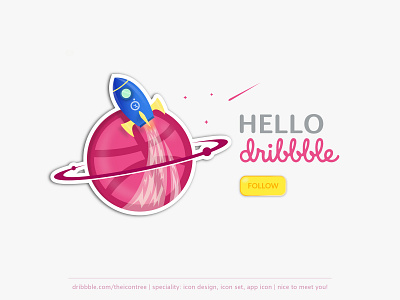 Debut Shot debut debut shot dribbble dribbble ball dribbble best shot hello dribbble