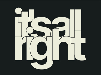 ALLRIGHT allright design type type art type design typeface typo typography vector