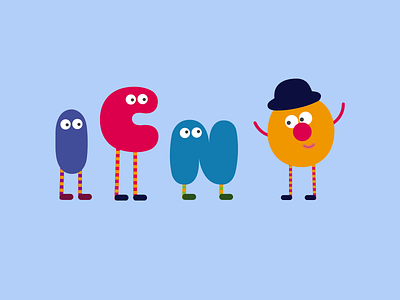 New Branding project, in progress brand colorful illustration kids playful