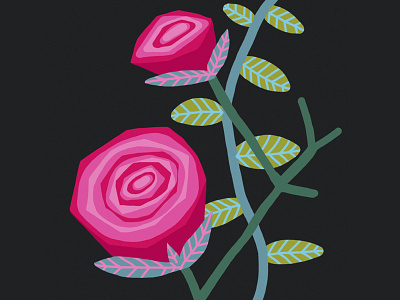 Roses colors flowers illustration roses