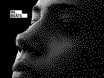 In_ beats bitmap black illustration texture