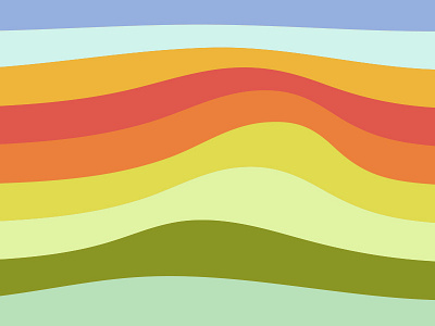 Wave colors lines wave