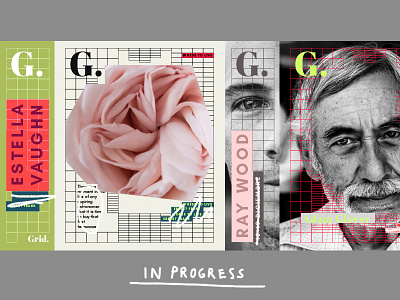 Grid / In progress branding colors design editorial editorial design editorial layout grid identity typography