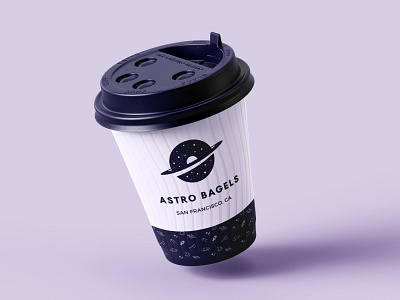 Astro Bagels adobe bagel coffee design graphic design illustration vector