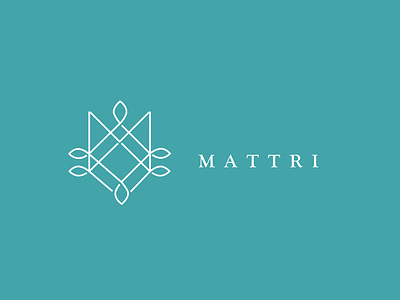 Mattri brand branding brides design job logo marriage vector