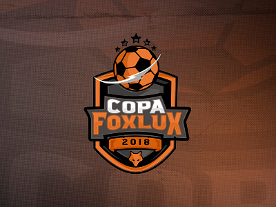 Copa Foxlux cup design icon logo soccer sport vector