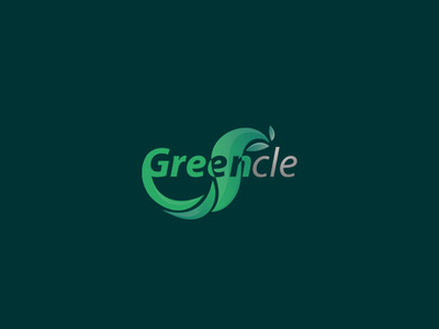 Greencle branding design enviroment green leaf logo nature vector