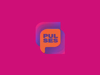 Pulses logo brading brand branding corporate creative design logo typography vector