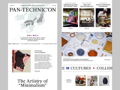 Pantechnicon (2/2) | Homepage Concept header homepage japanese nordic scandinavia ui ux web design webpage website website design