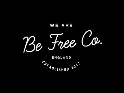 Be Free Co | Identity apparel branding clothing curvy idea ident indie logo retro vintage worn