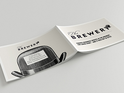 The Brewery | Brochure book brochure case study editorial layout magazine minimal paper simple spreads vintage