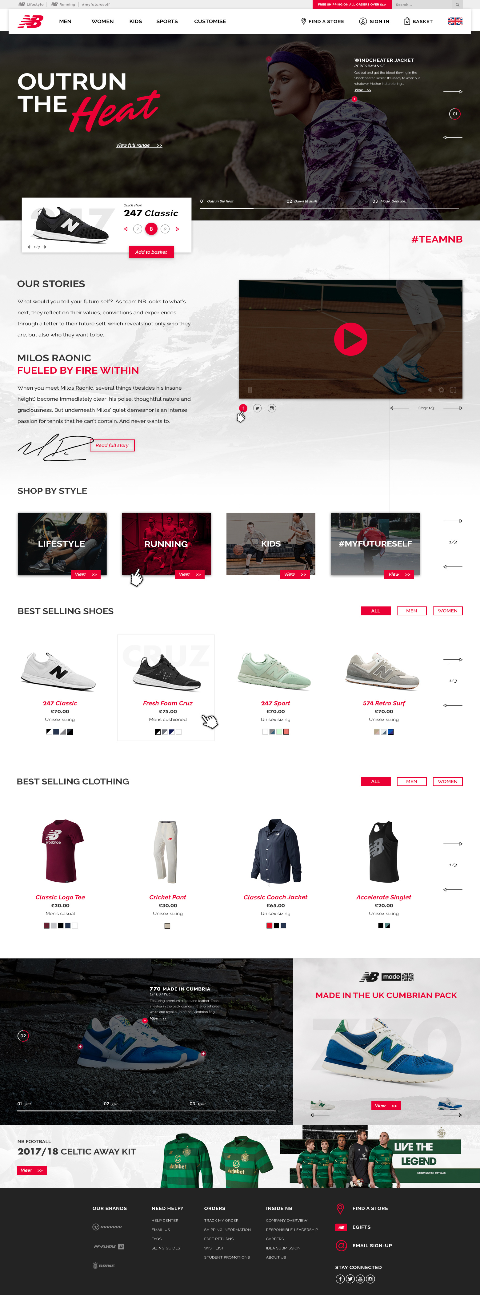 new balance home page