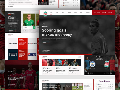 Liverpool FC | Homepage Concept