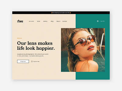 Sunglass Store designs, themes, templates and downloadable graphic elements  on Dribbble