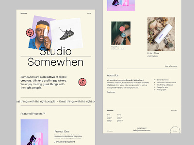 Somewhen | Homepage Concept agency agency website branding design agency header homepage homepage design minimal ui ux web design webdesign website website concept website design