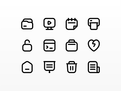 User interface icons set icon icon apps icon set icons landing page ui ui design web icons