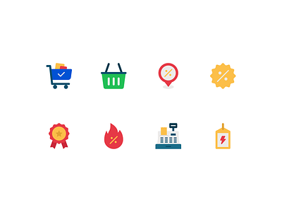 Cyber Monday Icon Set